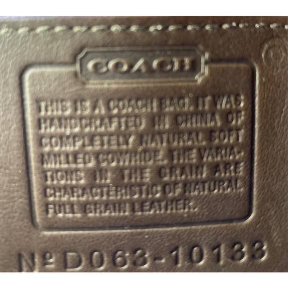 Coach Handbag     Brown      Shoulder Strap    Leather - Picture 11 of 11
